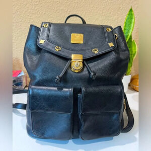 MCM Vintage Leather Backpack